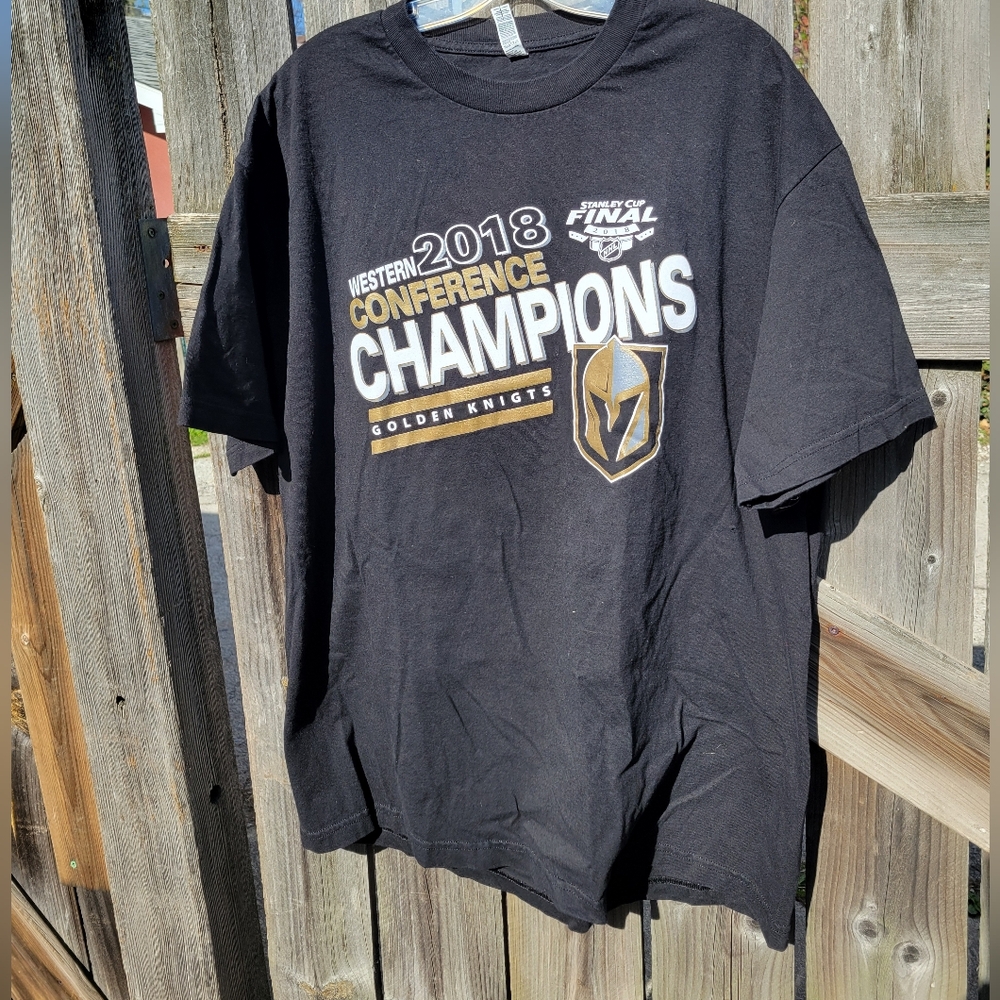 NHL Las Vegas Golden Knights 2018 championship t-shirt. Xl